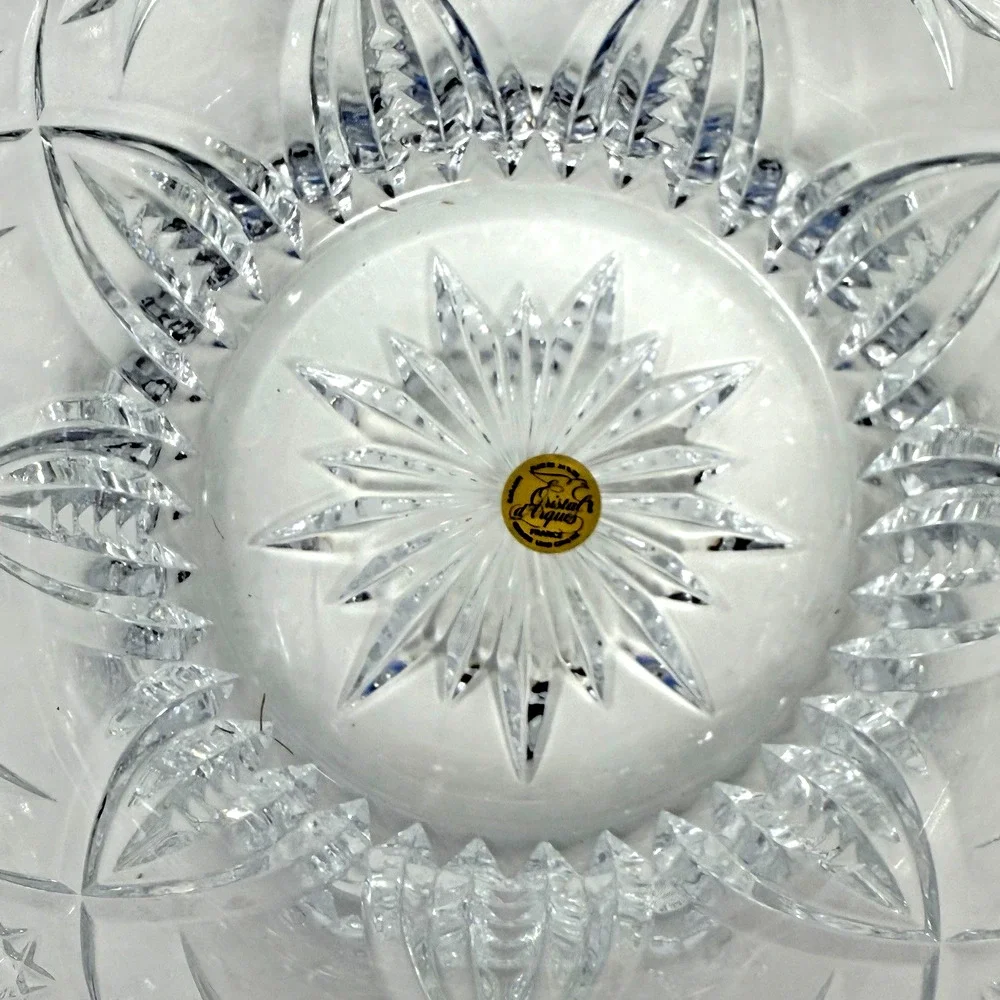 Cristal D’ Arques J.G. Durand Large Crystal Centerpiece Bowl New in Box
